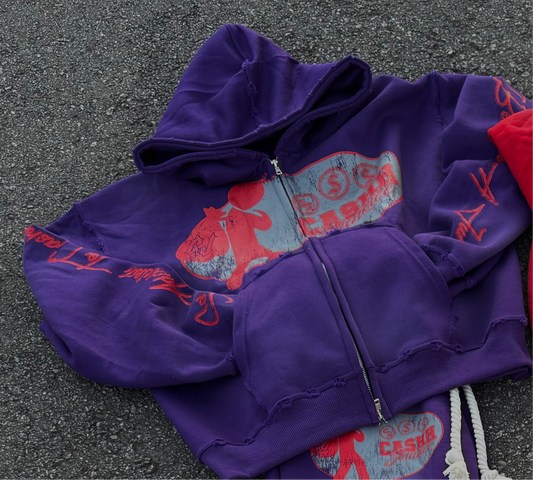 PURPLE ZIPUP